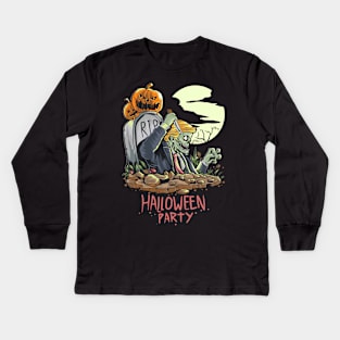 halloween party Kids Long Sleeve T-Shirt